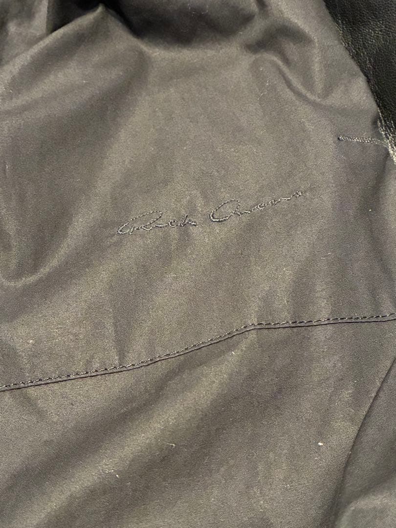 RickOwens 14SS intarsia レザージャケット