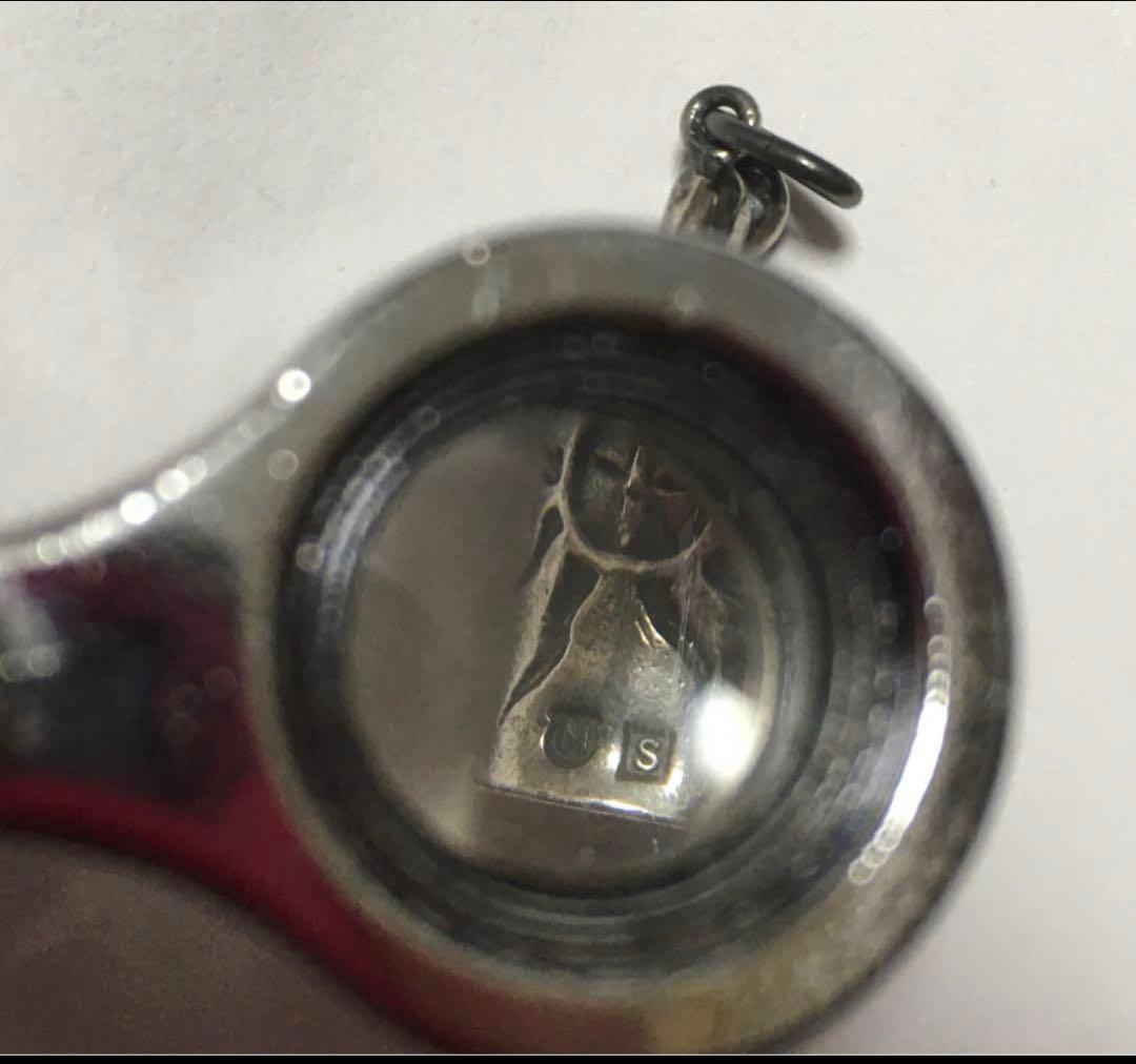 希少 当時品 太陽の塔 ネックレス トップ ミキモト シルバー製 アクセサリー