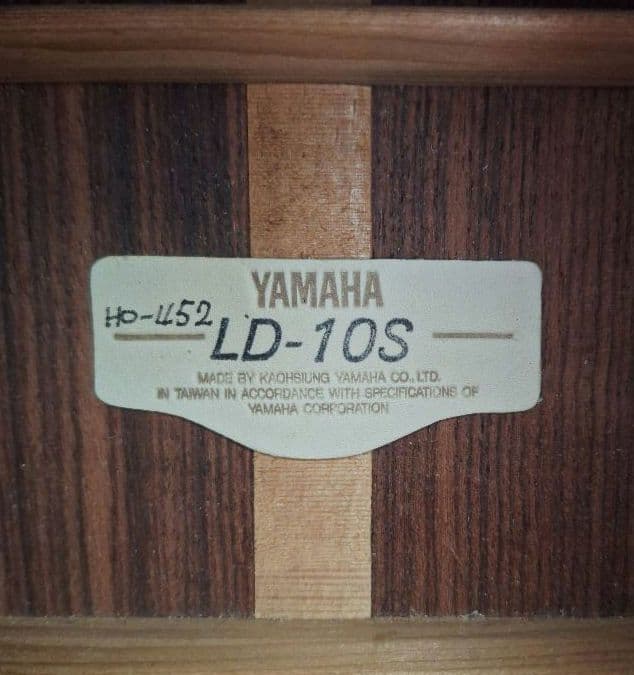 YAMAHA LD-10S サンバースト 革ラベル