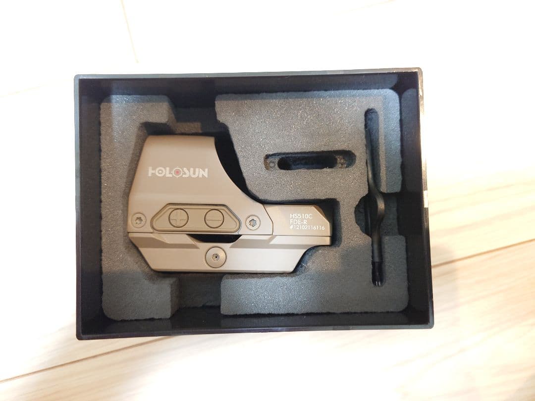 HOLOSUN HS510C-FDE レッド　レンズカバー、ライザー付き