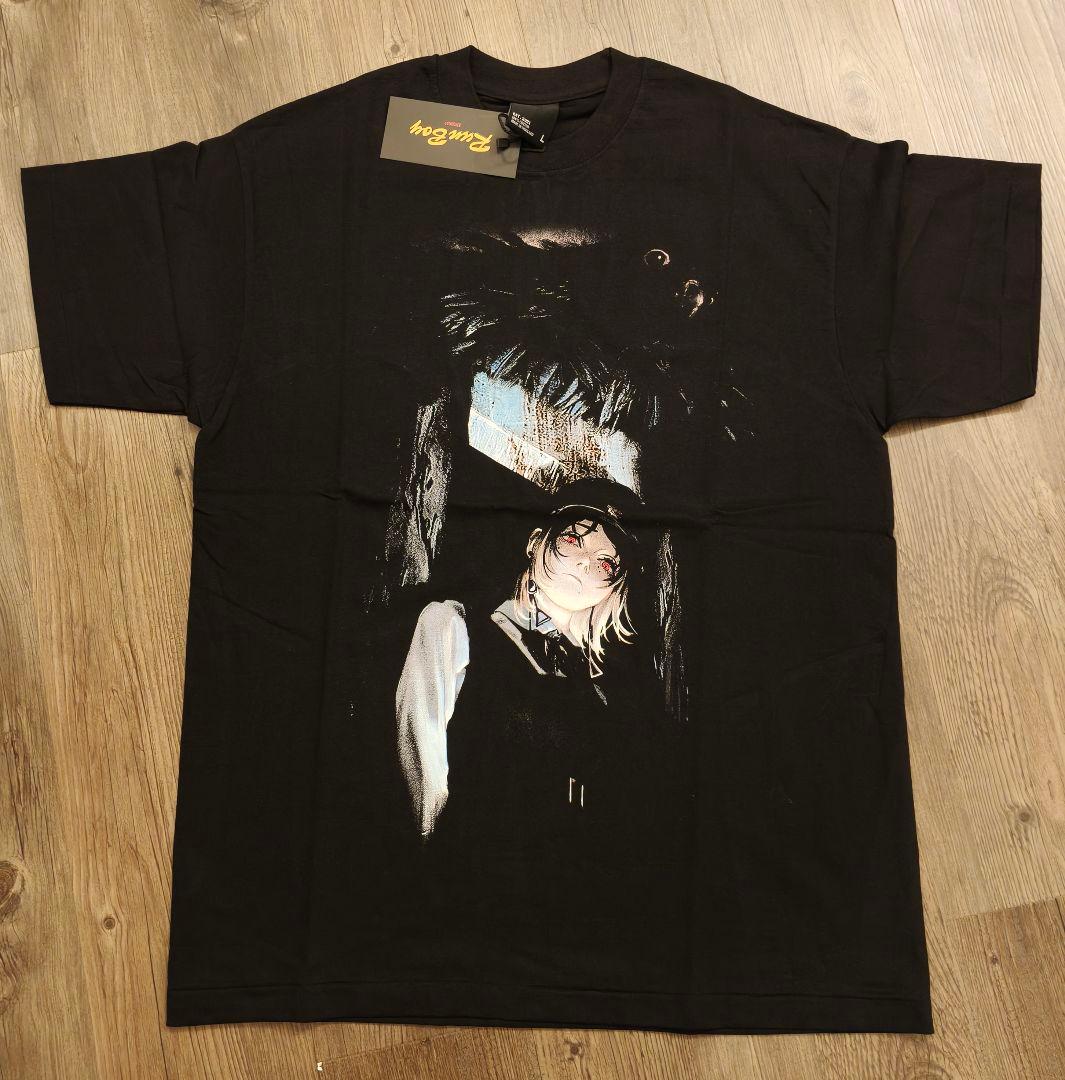 激レア 新品未使用 チェンソーマン しーちゃん Tシャツ Lサイズ 黒