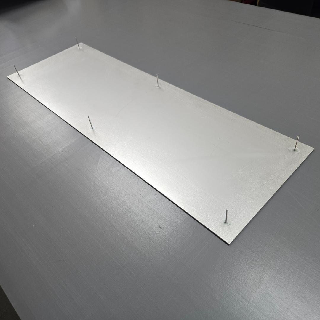 ステンレス製 平板　30cm×90cm　※ヘアライン仕上げ
