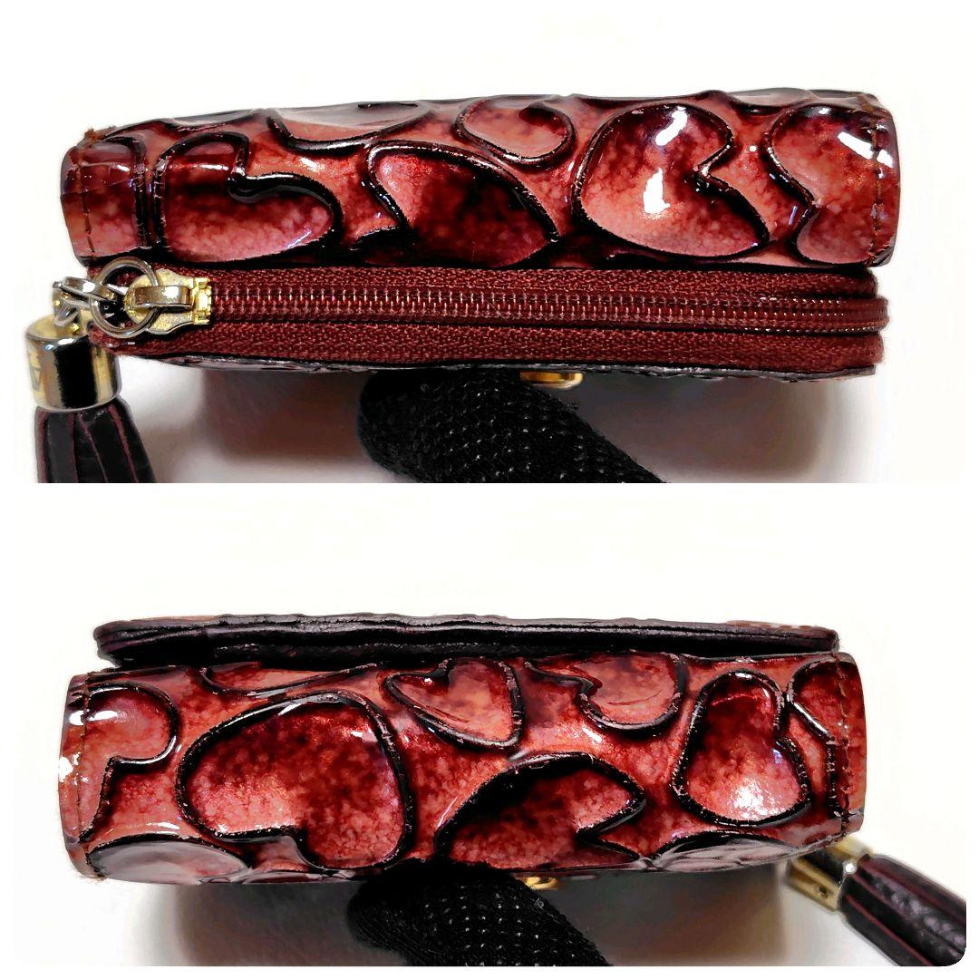 ATAO　ミニ財布　ワルツ　ハッピーヴィトロ　ストロベリーガーネット　ハート