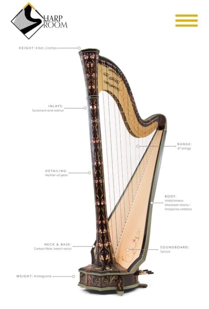 【ATM/コンビニ支払い分割用①】 CAMAC HARPS 38弦 ハープ