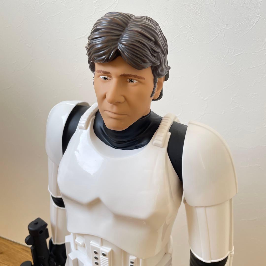 スター・ウォーズ　フィギュア　ハン・ソロ／ストームトルーパー　31インチ