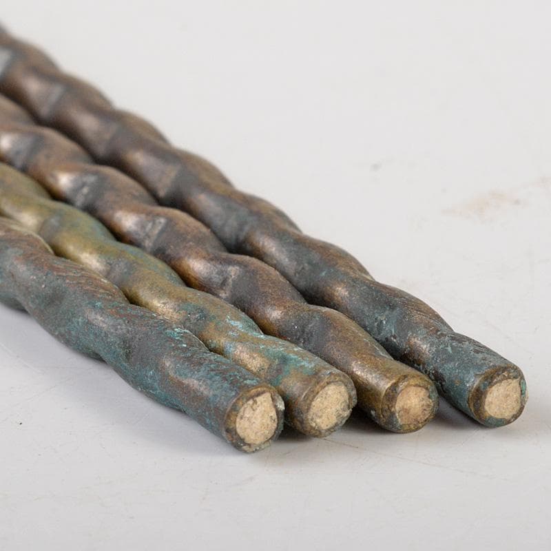 茶道具　銅製　火箸　2点まとめて　N　6692