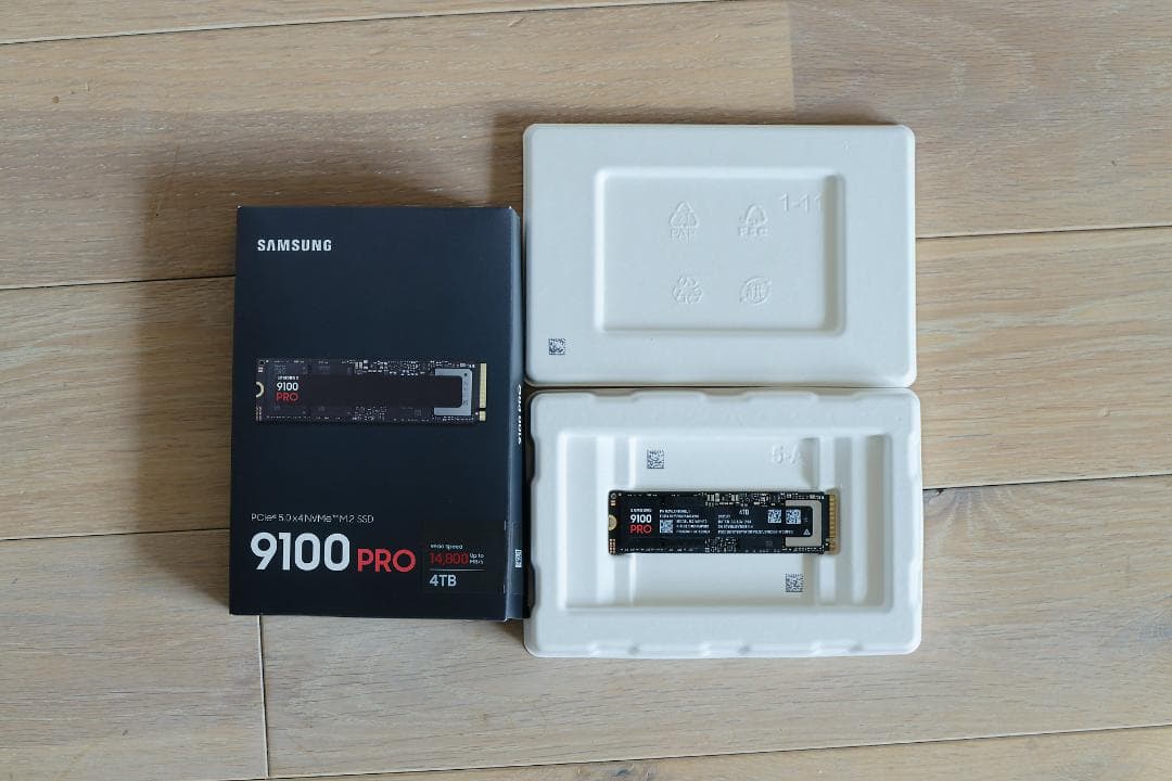 内蔵型SSD Samsung 9100 PRO 4TB SSD M.2 NVMe