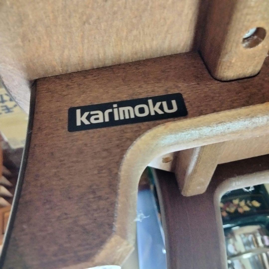 カリモクスリッパラック　シューズラック　省スペース中古美品