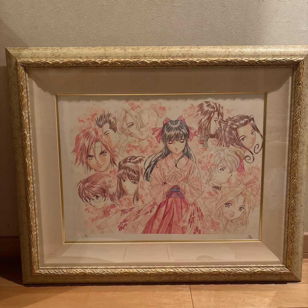 サクラ大戦　松原秀典　リトグラフ　雪月風花　大正　絵