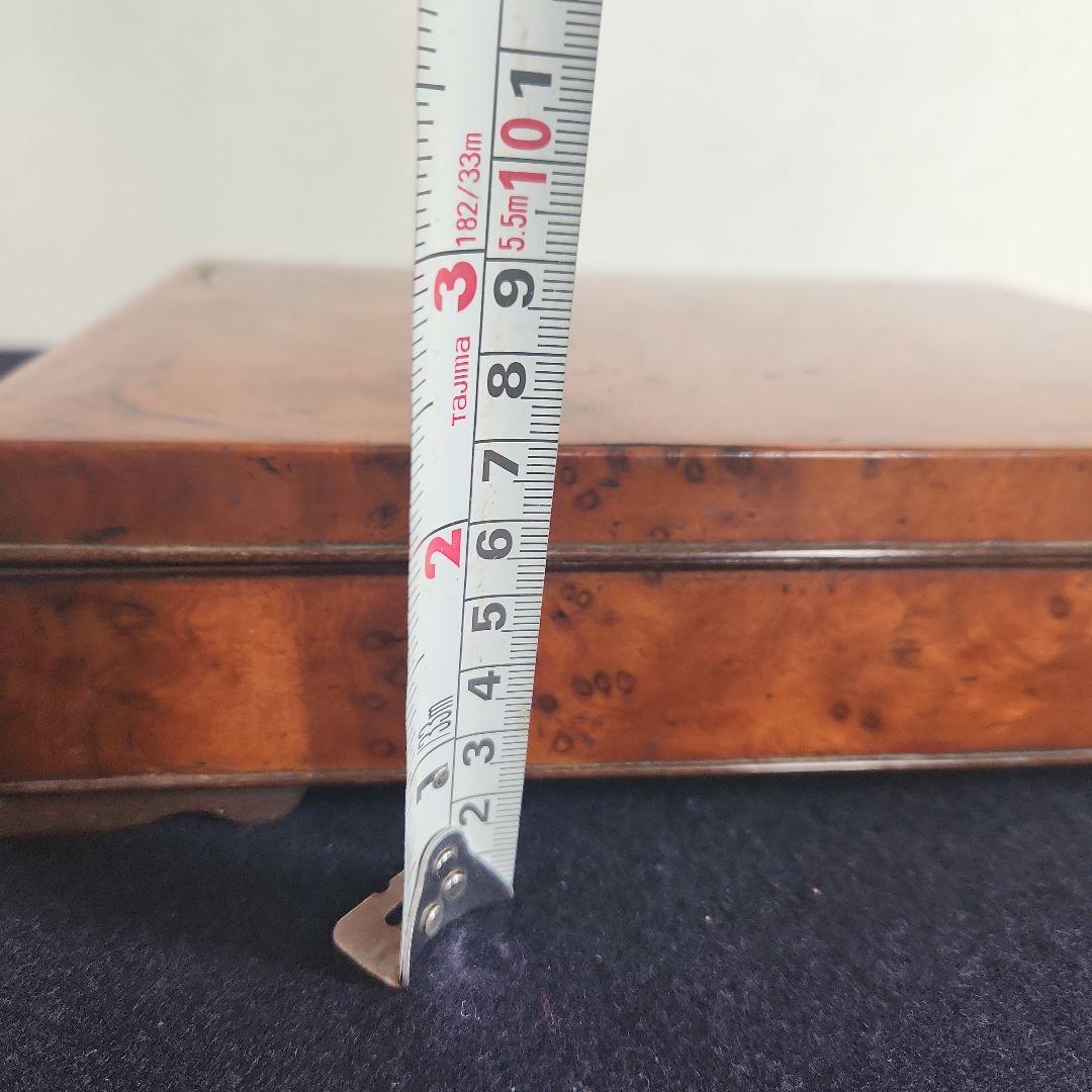 江戸指物‥玉杢‥ブドウ杢‥硯箱