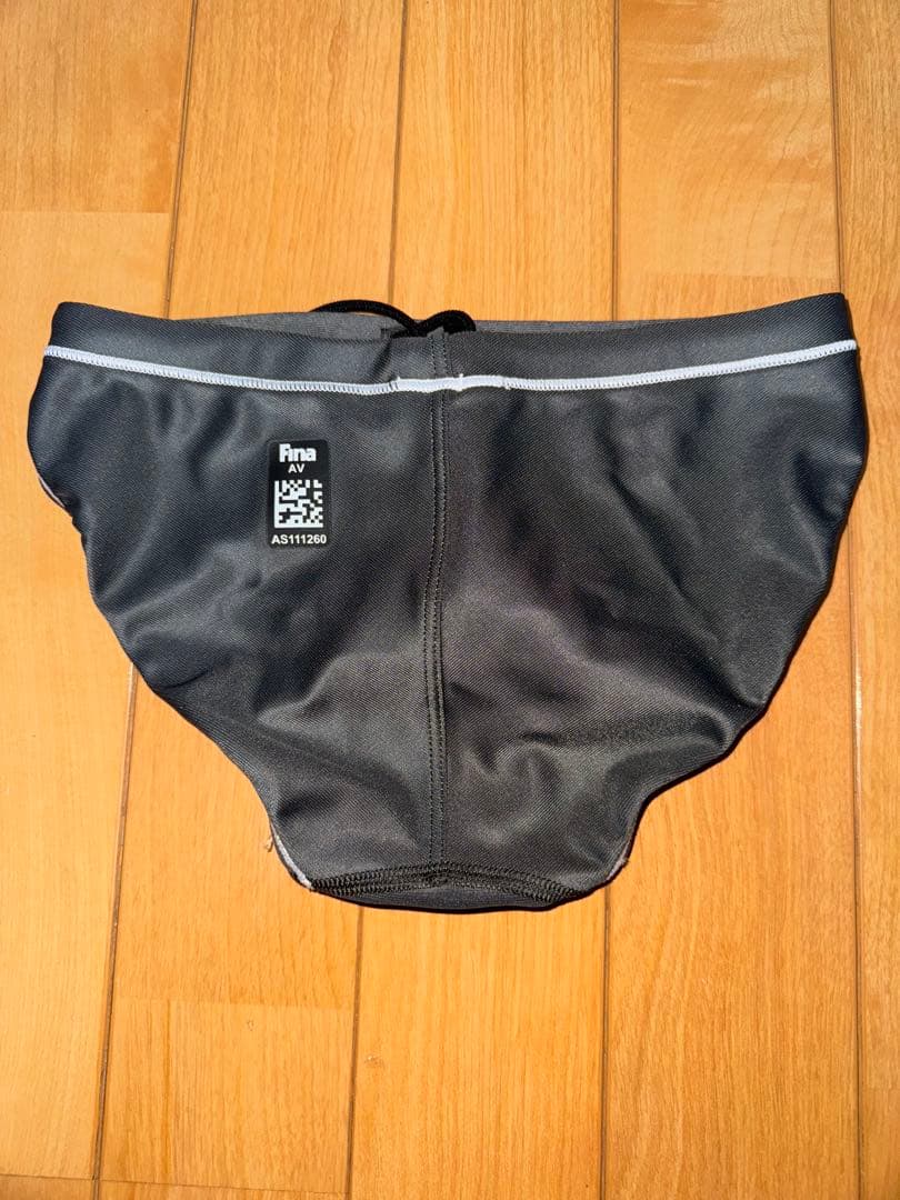 アシックス メンズ競泳水着 2161A070 Sサイズ グレー