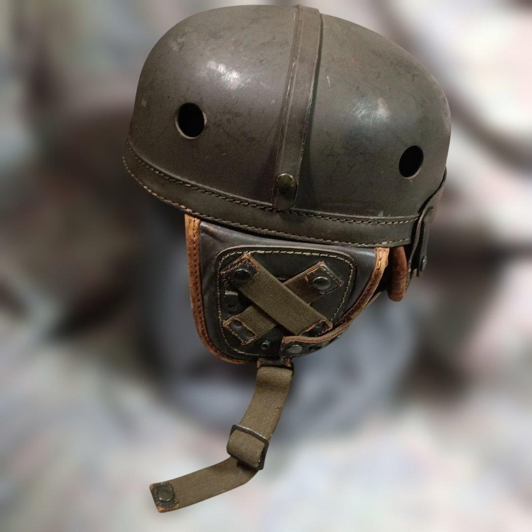 最終値下げ　WW2戦後カナダ軍戦車兵タンカーヘルメット少品