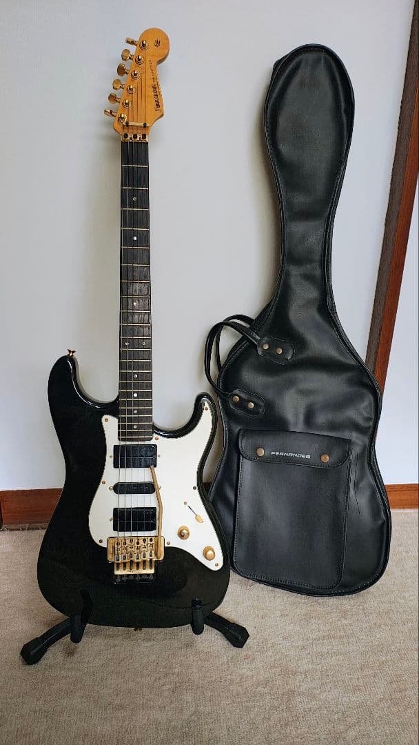 フェルナンデス FST-125　ラッカー　エボニー　Evansピックアップ