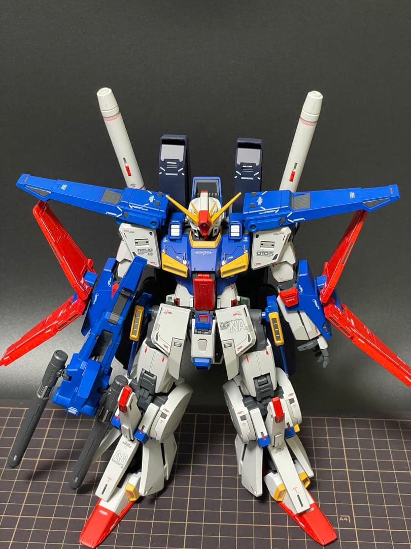 mg 強化型z zガンダムverKa 全塗装完成品