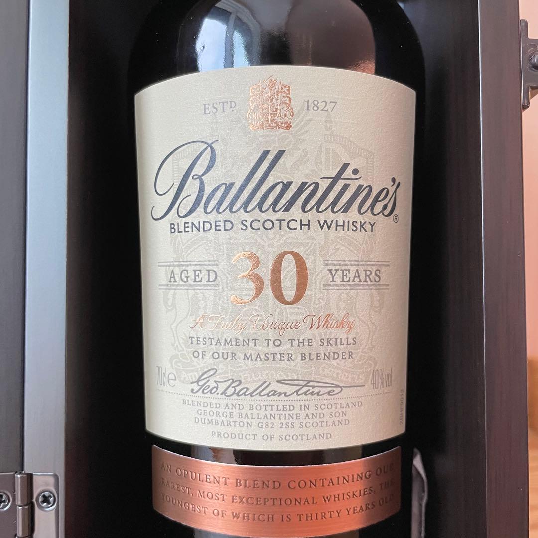 Ballantine's 30年 バランタイン スコッチウイスキー★木箱入り