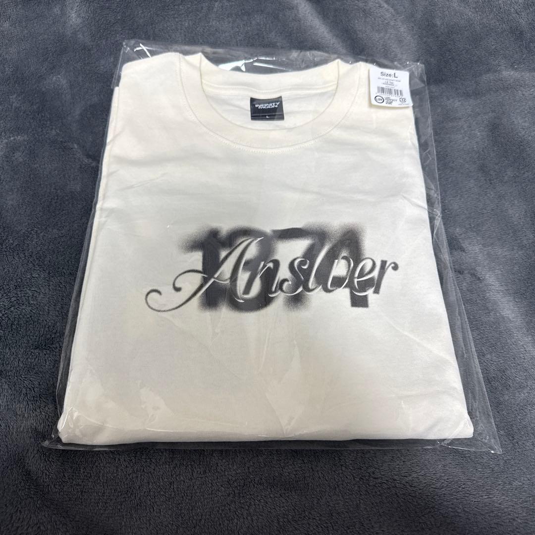 INFINITY MOON LS Tee ~ANSWER...~ LサイズØMI