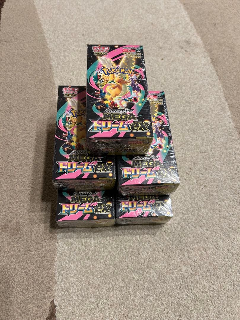 ポケモンカード　ハイクラスパックMEGAドリームex シュリンク付BOX まとめ