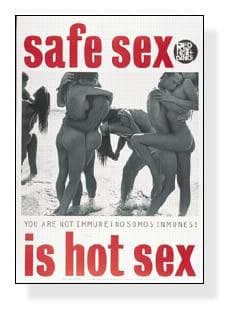 Safe Sex is Hot ブルース ウェーバー アートポスター