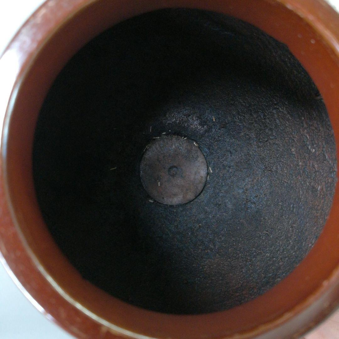 茶道具　青銅製　獅子　香炉　共箱