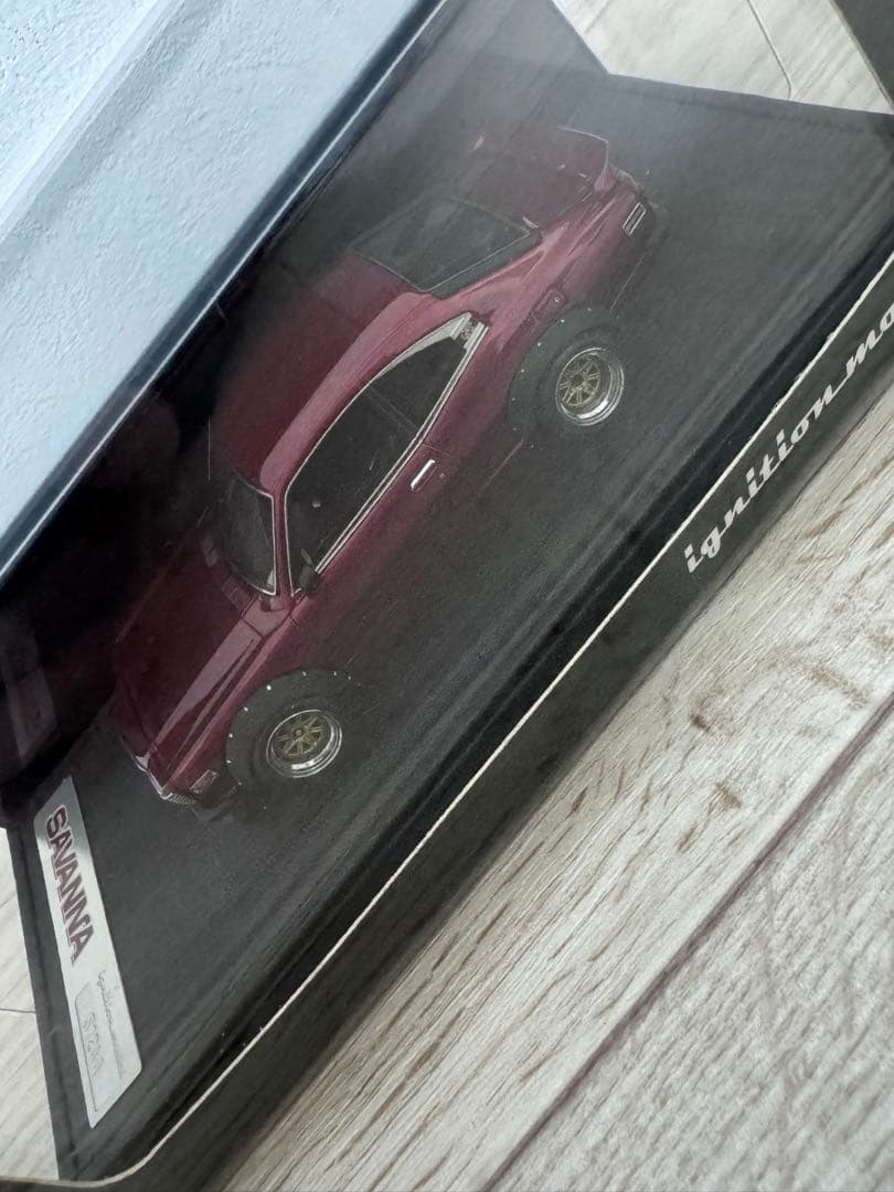 ignition model サバンナ ミニカー ワインレッド 1/43