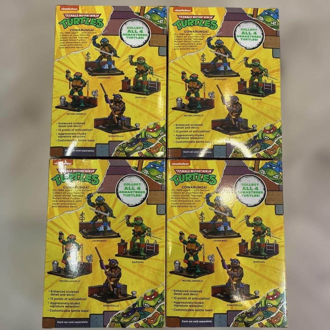 プレイメイツ ミュータント・タートルズ 40周年 1988リマスター 4体セット