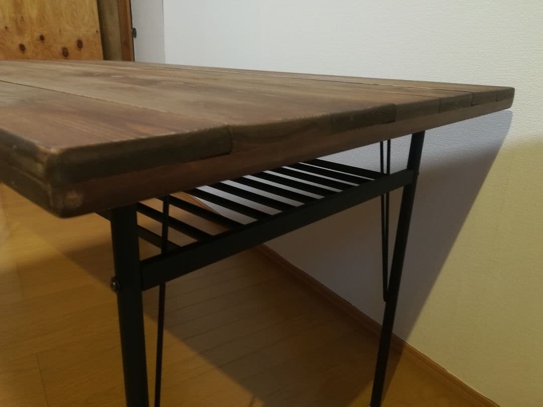 【大阪のみ送料無料】 ダイニングテーブル 無垢材 ヴィンテージ ¥44,600