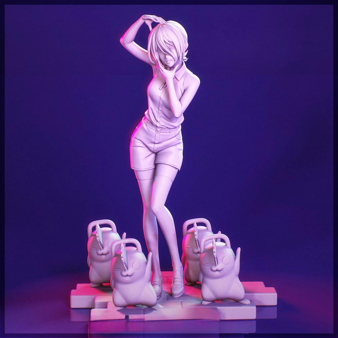 レゼ　ガレージキット　ガレキ　未塗装未組立　1／7スケール　チェーンソーマン