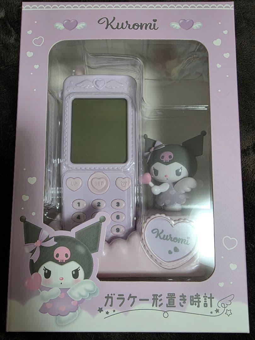 新品未使用　サンリオ　クロミ　ガラケー形置き時計