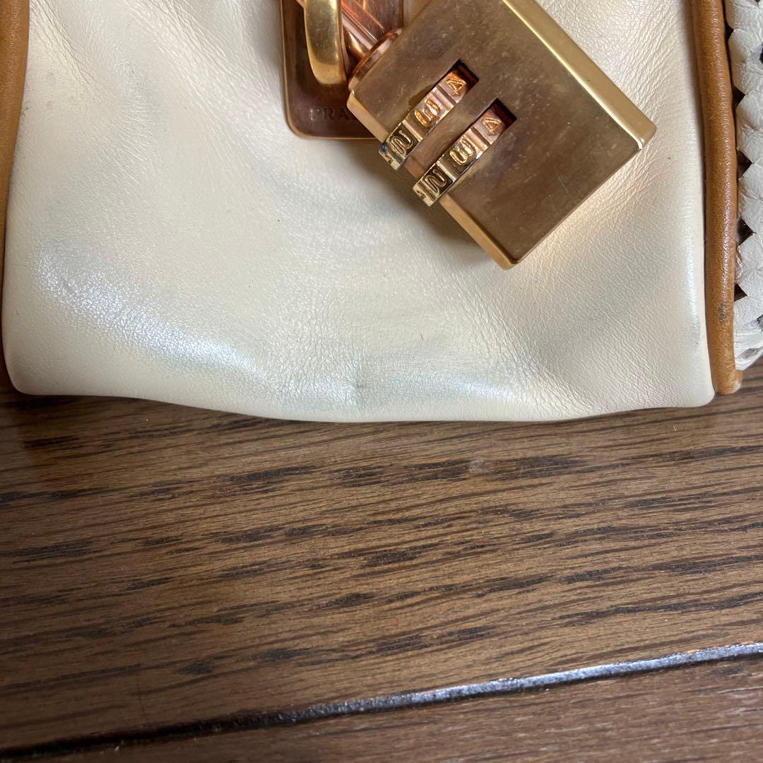 PRADA ショルダーバッグ ベージュ/キャメル