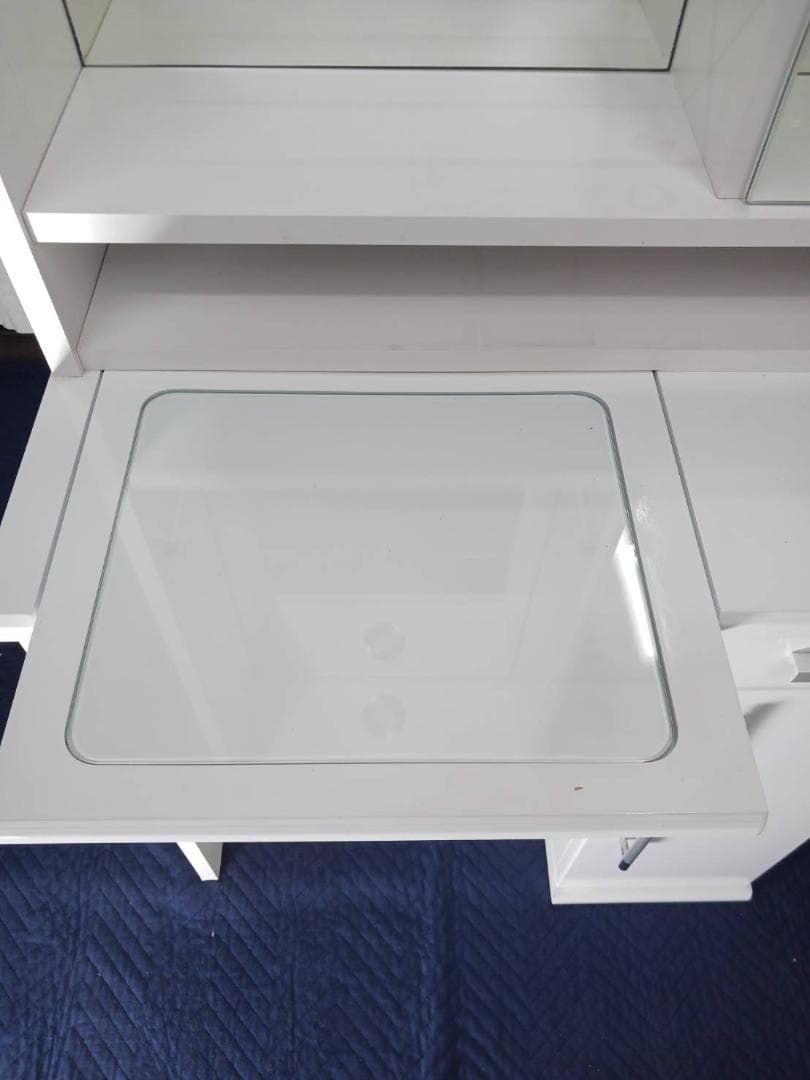 ドレッサー　鏡台　化粧台　ホワイト　木製