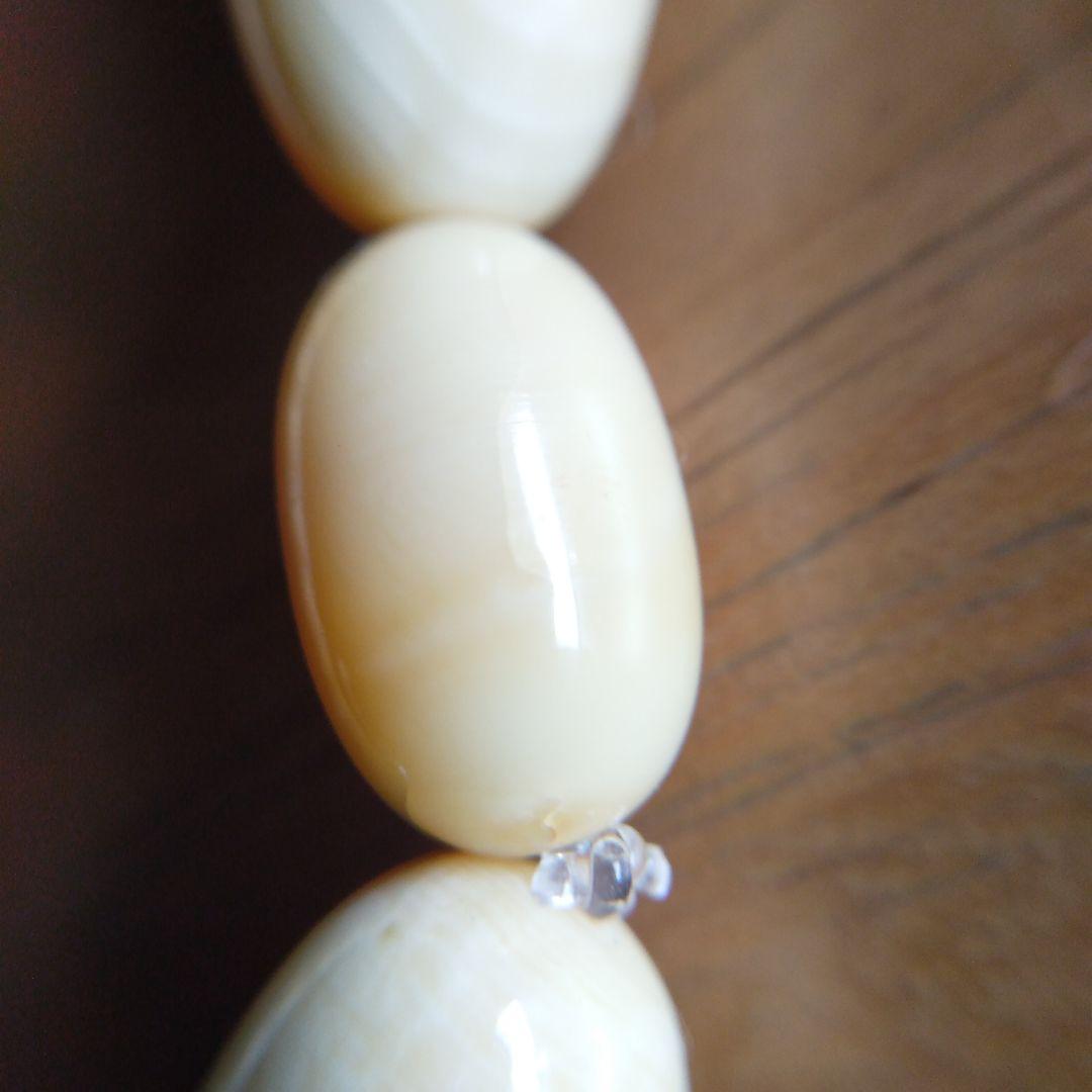 鯨歯　マッコウ鯨　ネックレス　約55㎝