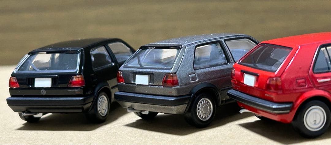トミカリミテッドヴィンテージネオ フォルクスワーゲン ゴルフⅡ 3台セット