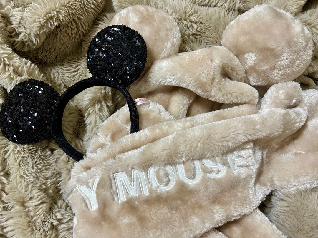 ディズニー　カチューシャ　ファンキャップ　マフラー　8点セットまとめ売り　美品