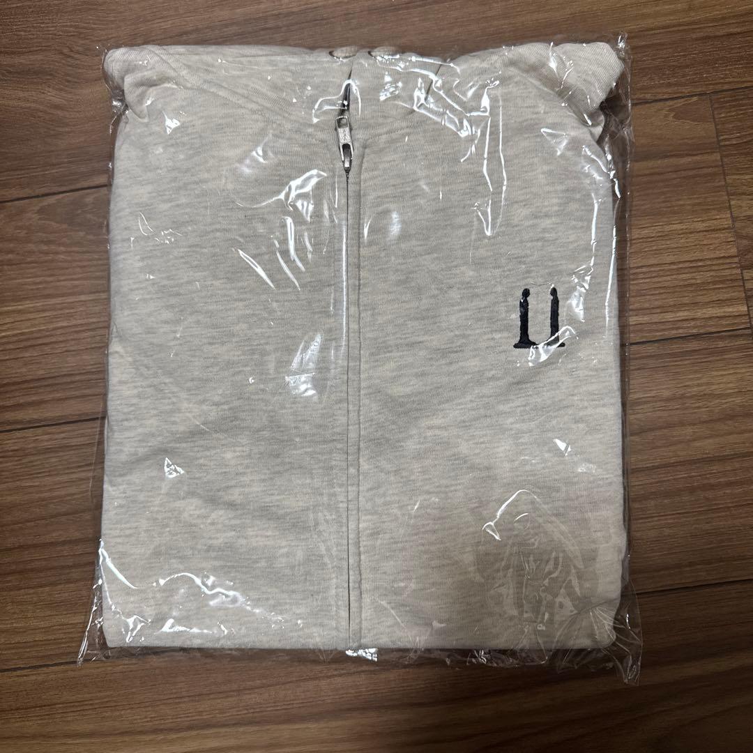 未使用 オートミール ジップアップフーディ