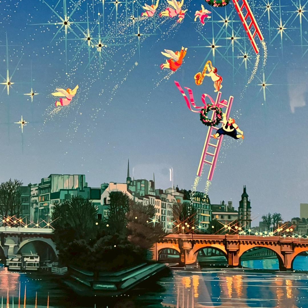 ヒロ・ヤマガタ「星影のステラ」シルクスクリーン 大作 直筆サイン入り 額縁入り