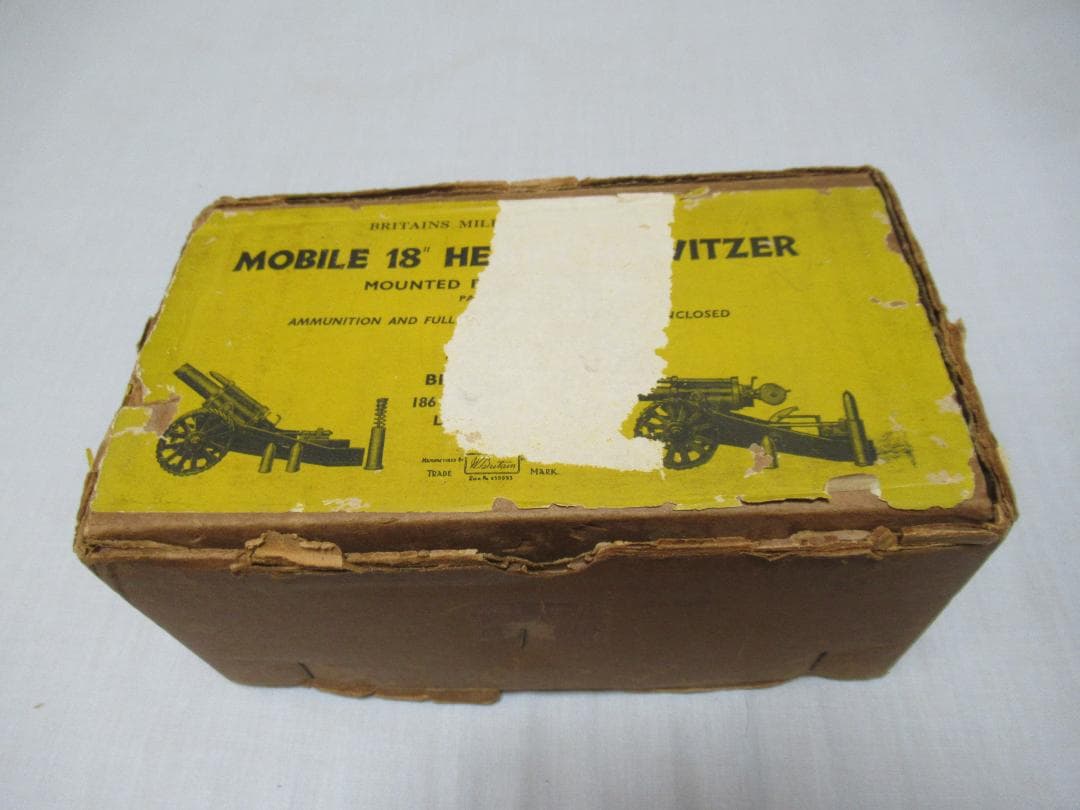 ◆未使用 1930年頃 イングランド製◆W・ブリテン 機動型18インチ重榴弾砲