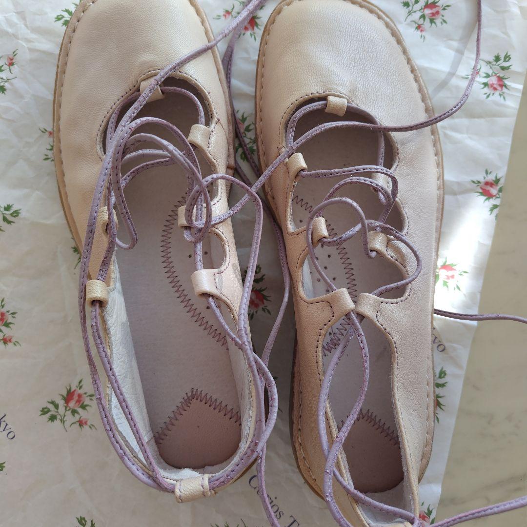 アンティーク〜ヴィンテージ　レースアップシューズ