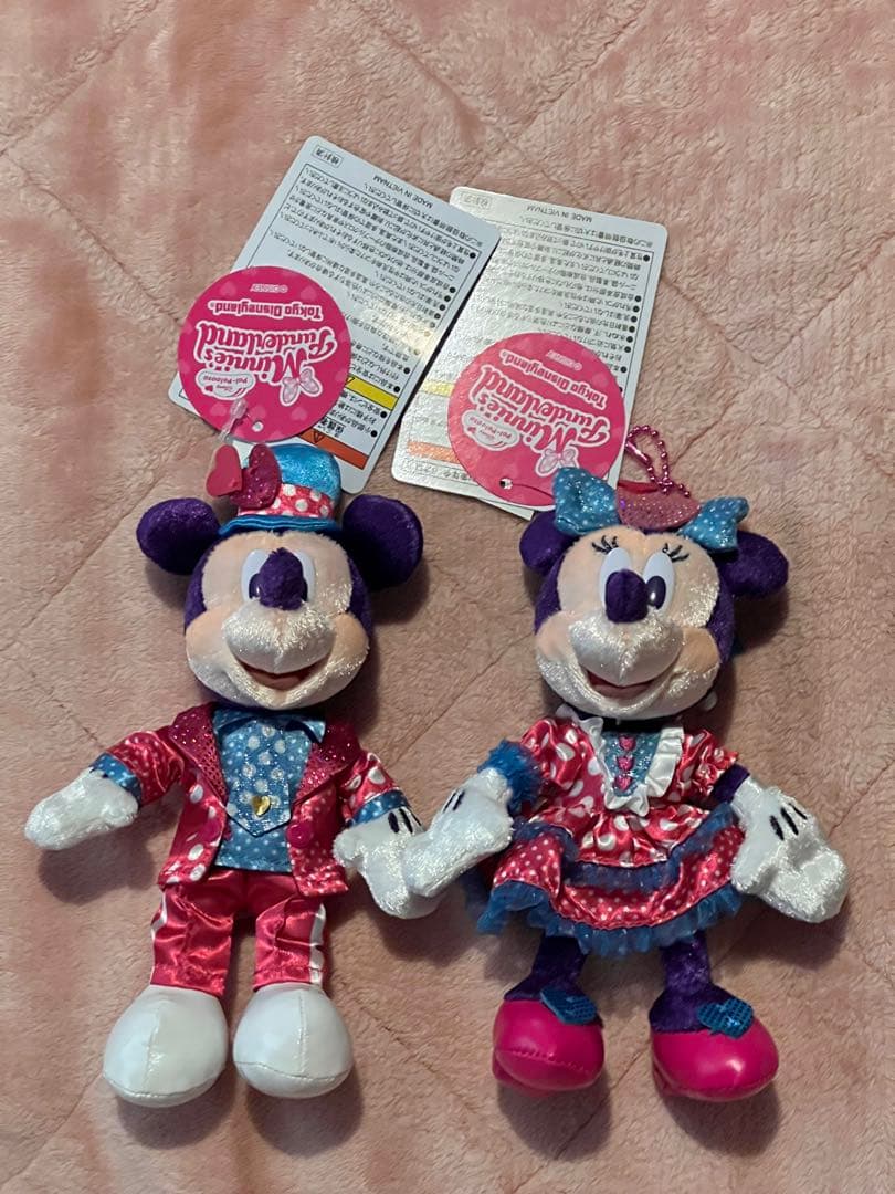 ミニー@ファンダーランド　ぬいぐるみチャーム