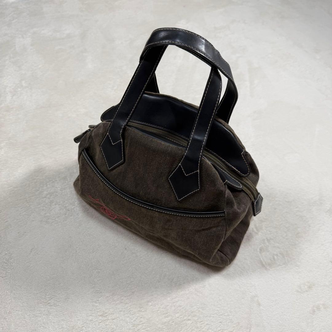 Vivienne Westwood ヤスミン デニム ハンドバッグ オーブ