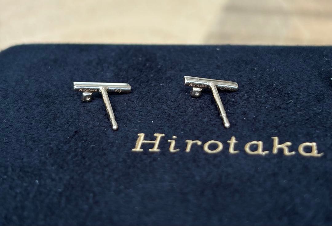 Hirotaka モスキート ダイヤモンドバーピアス <エストネーション別注>