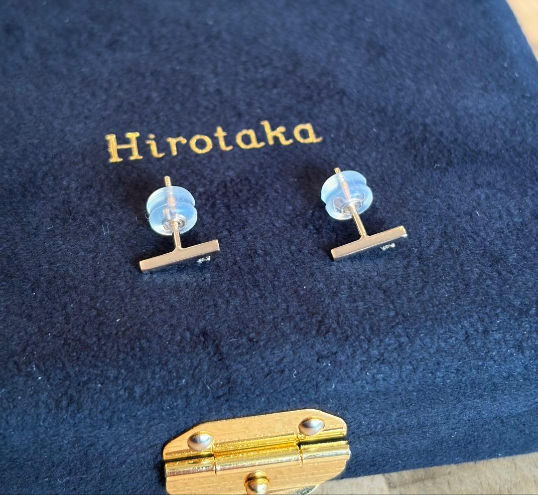 Hirotaka モスキート ダイヤモンドバーピアス <エストネーション別注>
