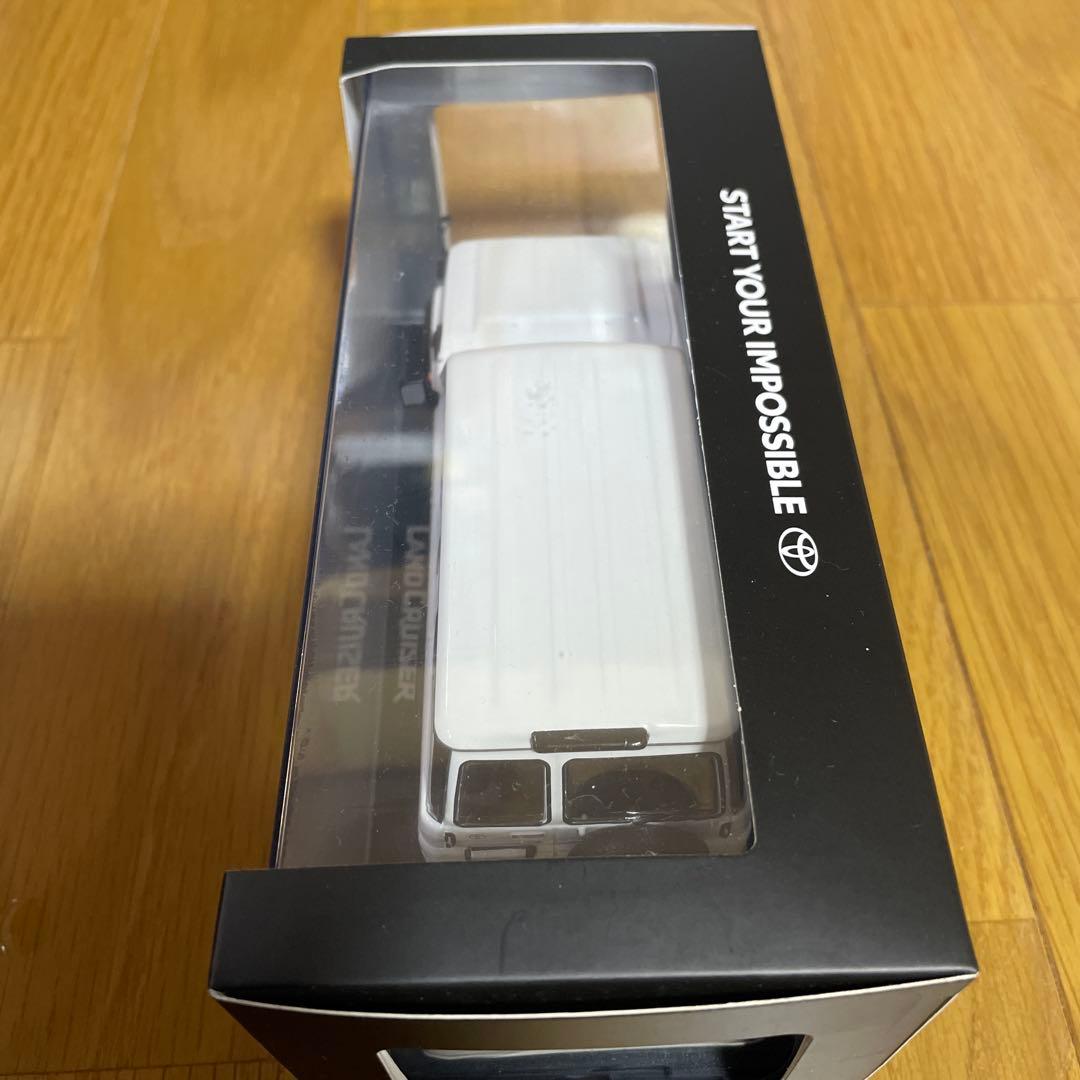 トヨタ ランドクルーザー ミニカー スーパーホワイトⅡ
