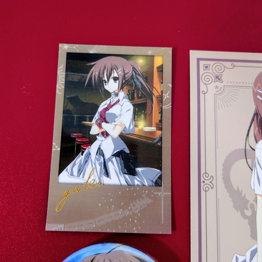 素晴らしき日々 中国POPUP限定 水上由岐 ブロマイド　缶バッジ　チェキ