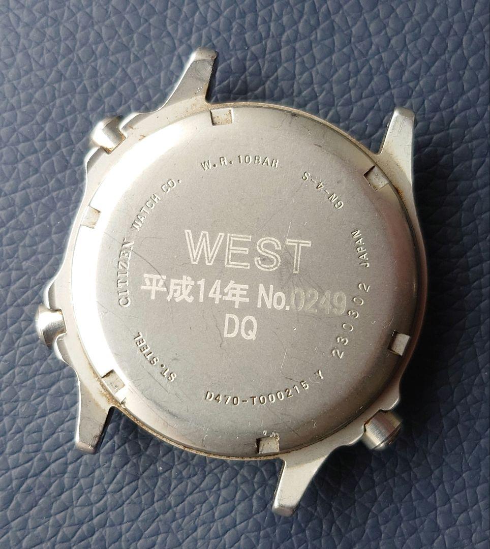 【稼働中・刻印あり】JR西日本 腕時計 シチズン デジタル クォーツ 国鉄 希少