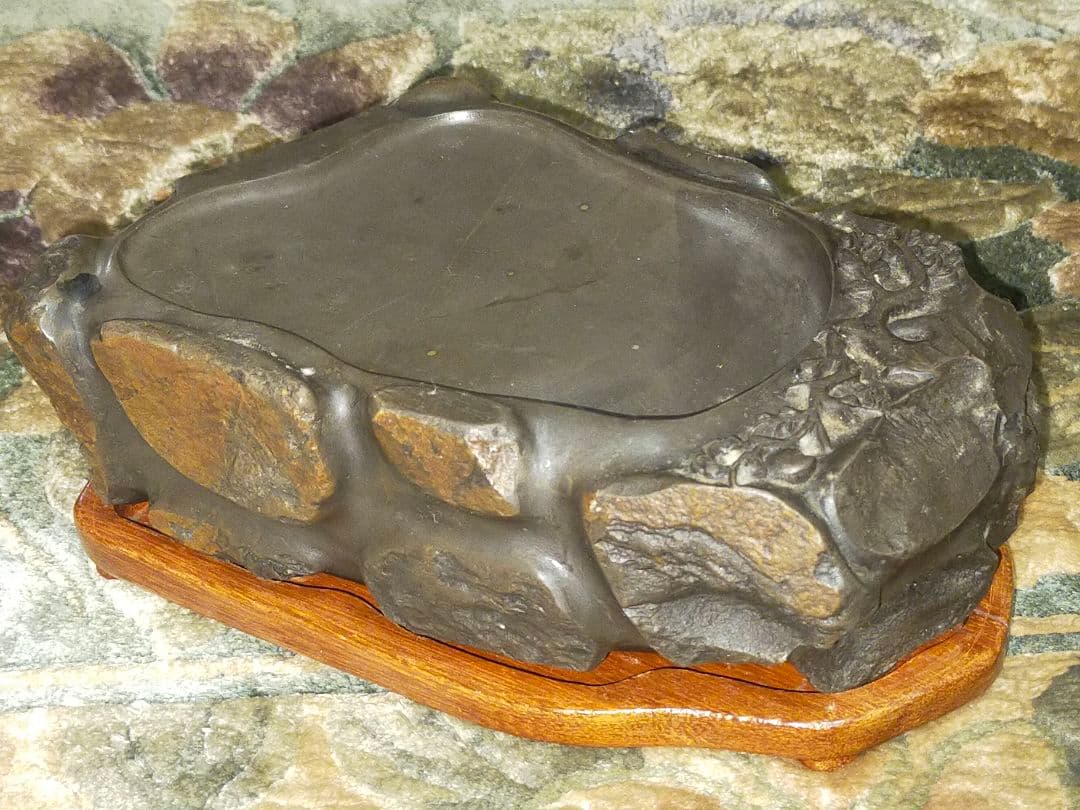 ♥中国　端渓　硯　2040ｇ　骨董品　古玩