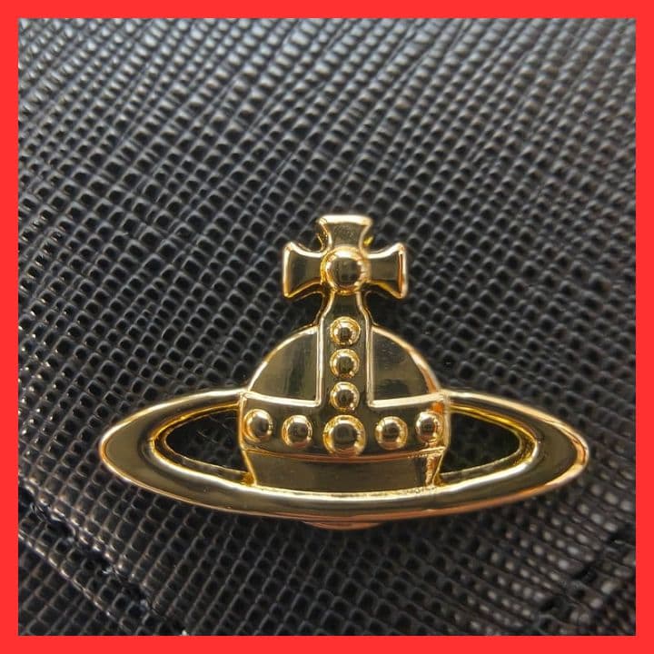 【新品未使用】ヴィヴィアンウエストウッド三つ折り財布　165VW748　ブラック