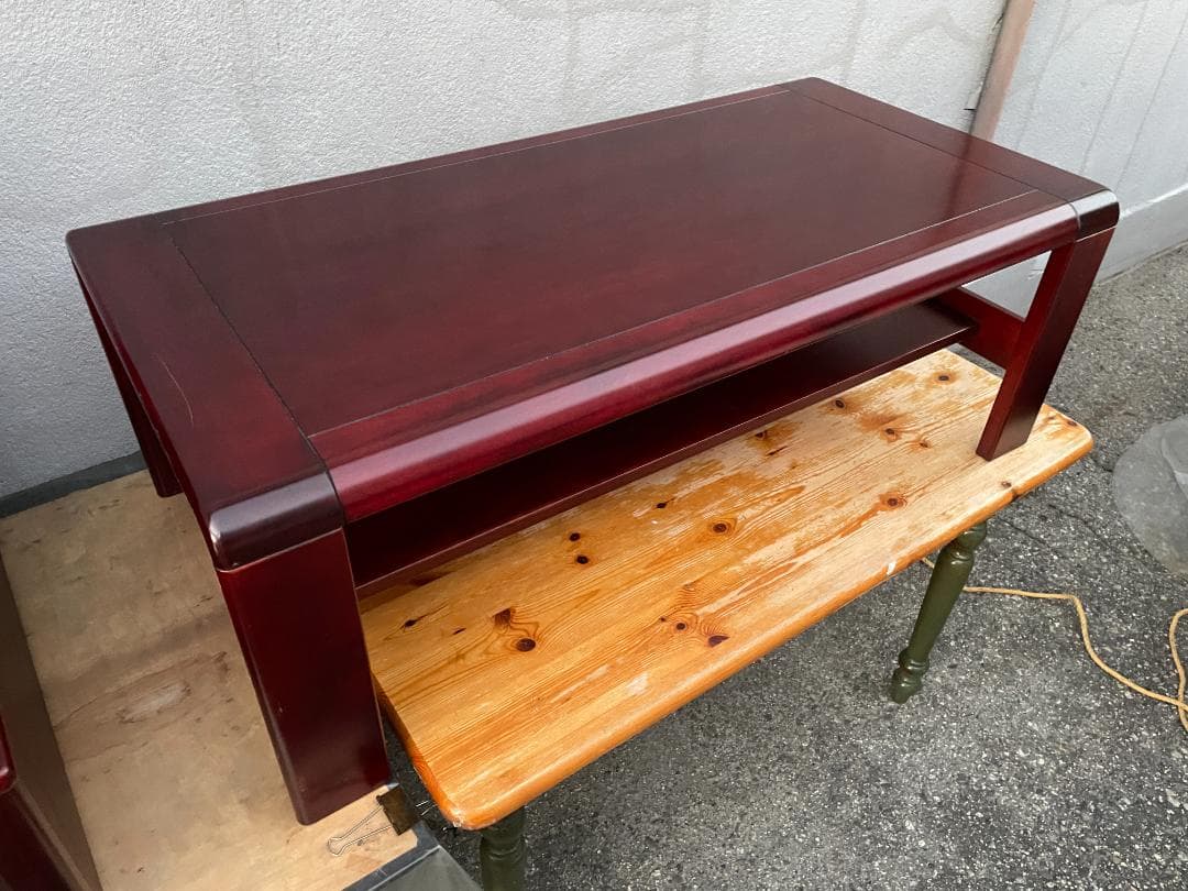 ★状態〇★ オールド カリモク コーヒーテーブル ローテーブル 机 座卓