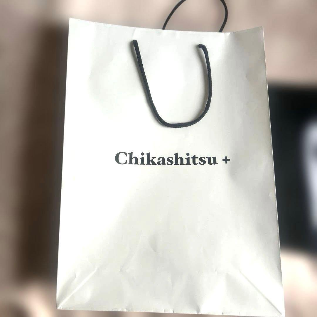 Chikashitsu + ショップ袋 ホワイト　 リボン等