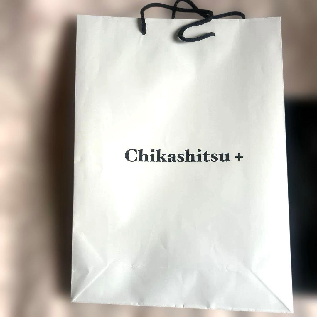Chikashitsu + ショップ袋 ホワイト　 リボン等