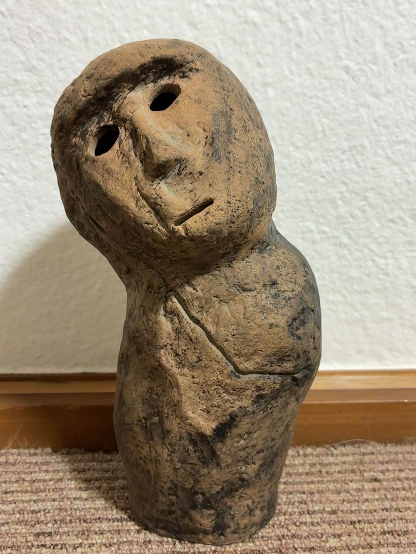 大日塚古墳　埴輪　骨董　アンティーク　土器　発掘品　出土品　置物　彫刻　古代　像